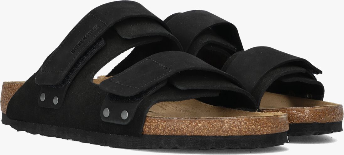 BIRKENSTOCK zwarte birkenstock slippers uji
