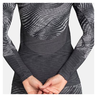 Maillot Manches Longues Odlo Blackcomb Eco Noir / Gris