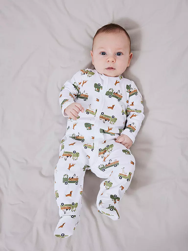 NAME IT Baby Schlafoverall NBMNIGHTSUIT  weiss