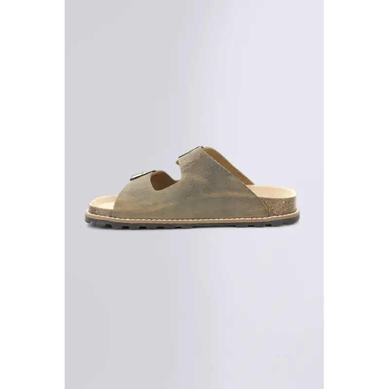 Kick elba Camel MULES Cuir Femme
