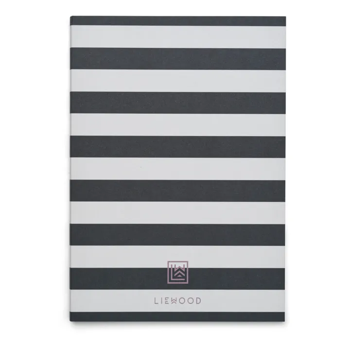 Liewood Carnets A5 Sidney - Set de 3 | Horses/Stripe mix