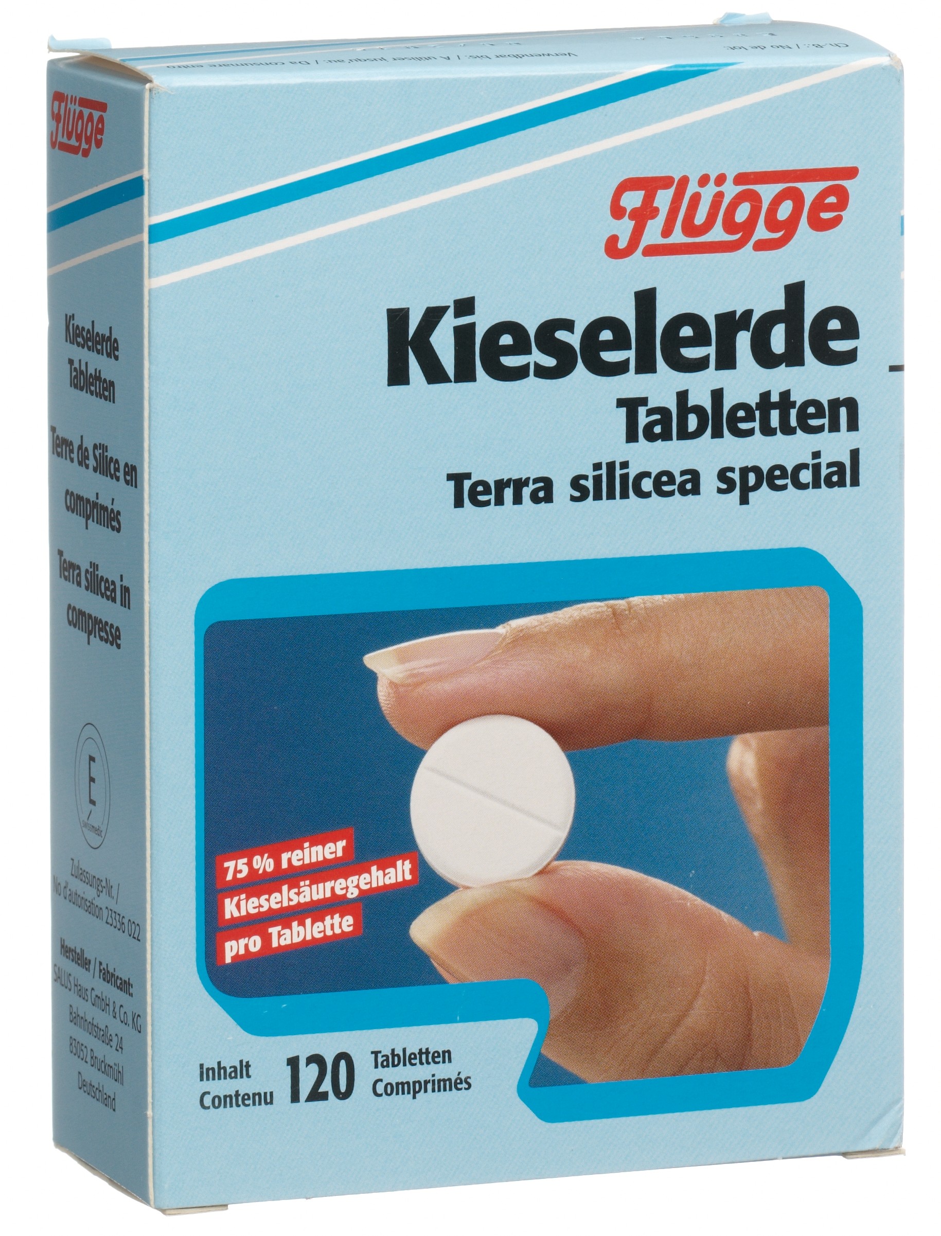 FLUEGGE Kieselerde Tabl 120 Stk