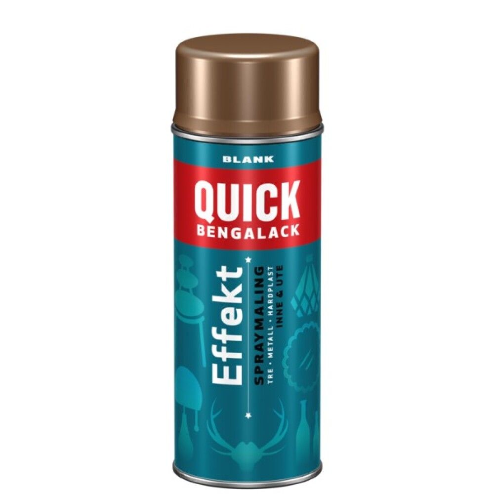 SPRAYMALING QUICK BENGALACK EFFEKT 180 KOBBER METALLIC 400ML