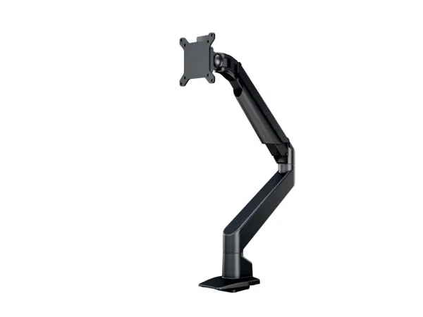 Multibrackets M VESA Gas Lift Arm Single HD - Monteringssæt (drejelig arm, klemme til montering på skrivebord) - for fladt panel - aluminium - sort - skærmstørrelse: 15