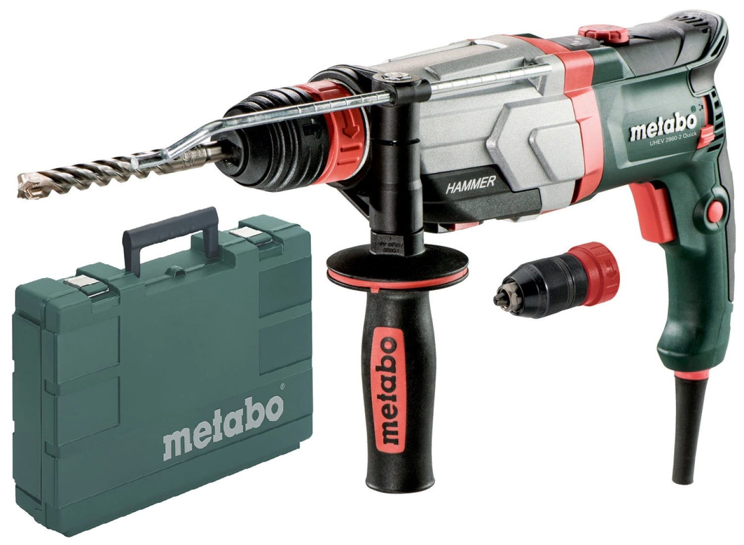 Metabo UHE 2660-2 Quick SDS-plus Combihamer incl. snelspanboorkop in koffer - 800W - 2,8J