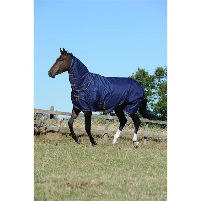 Halsstuk Bucas Irish Turnout Combi 300gr Donkerblauw-goud