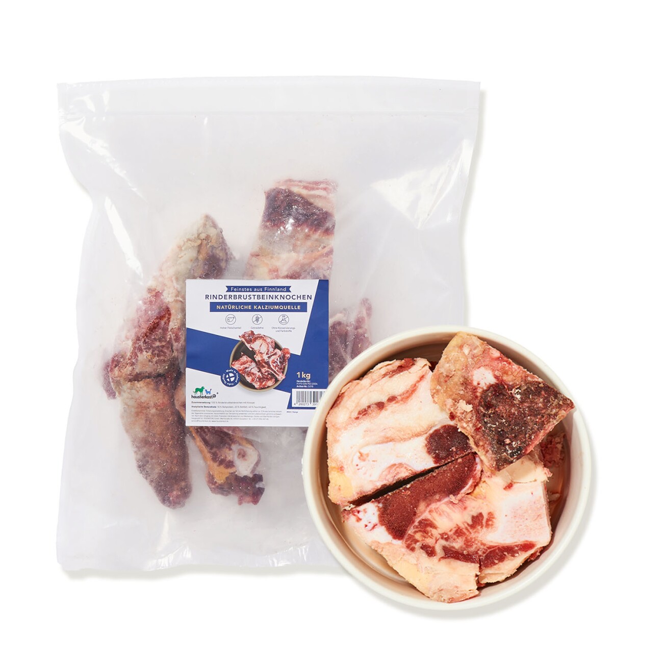 haustierkost.de Probierpaket Finnland BARF Frostfutter