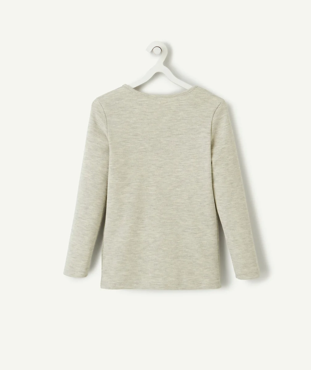 DAMARTT-SHIRT GRIS THERMOLACTYL 3 IMPRIMÉ SKATE
