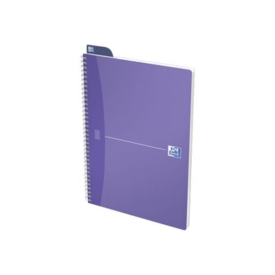 Oxford Office My Colours - Cahier polypro à spirale - A4 (21x29,7 cm) - 100 pages - petits carreaux (5x5 mm) - disponible dans différentes couleurs