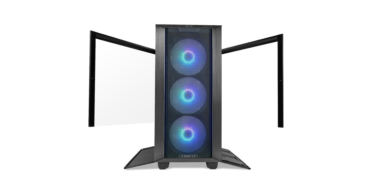 Lian LiLANCOOL III RGB midi tower behuizing  (Zwart | 2x USB-A | 1x USB-C | RGB | Tempered Glass)