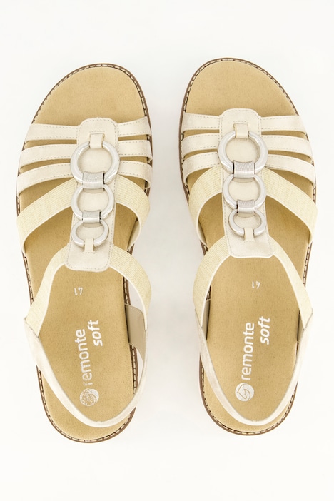 Sandalen, Remonte Soft, Wechselfußbett, Weite F 1/2