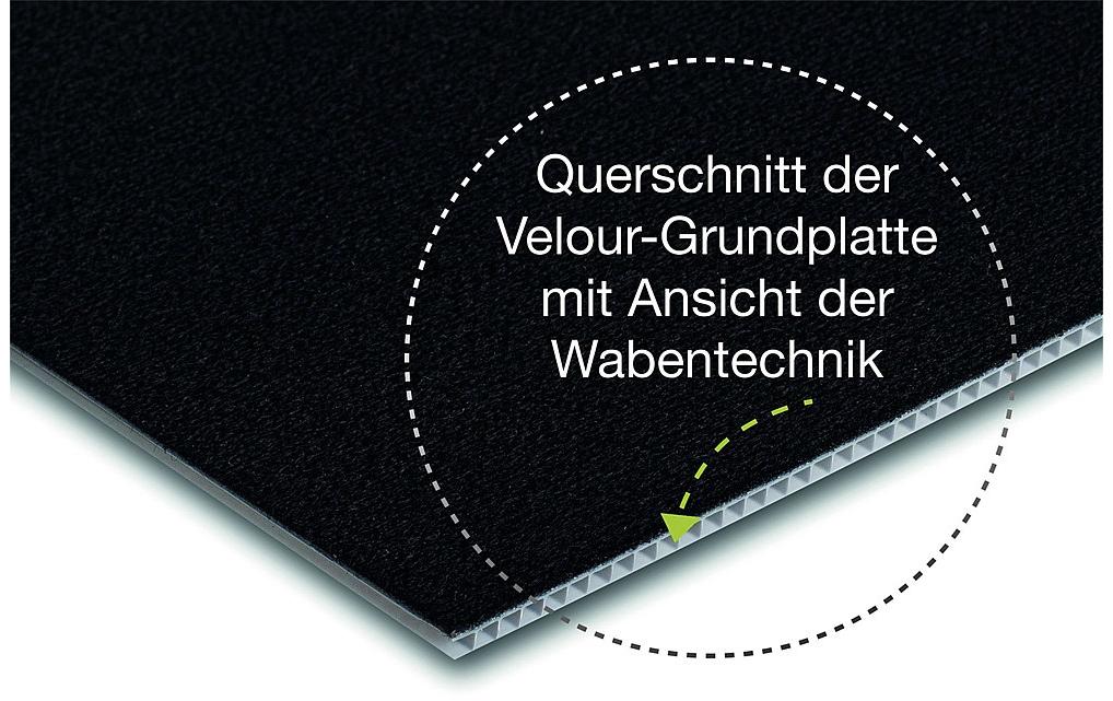 Basisplatte rechteckig 51 cm x 31 cmBasisplatte aus Kunststoff