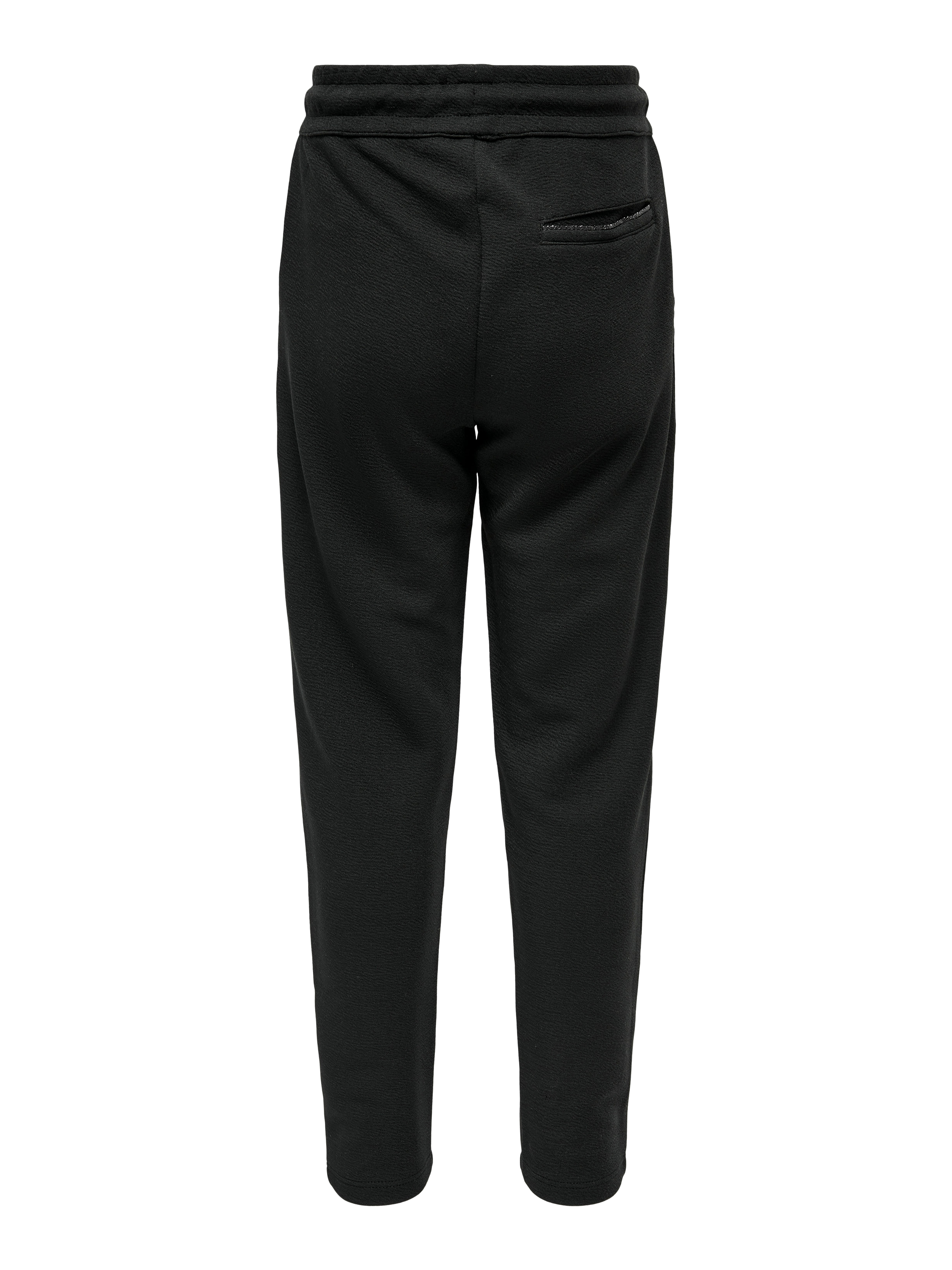 KOGAMOUR Normal geschnitten Klassische Hose Black