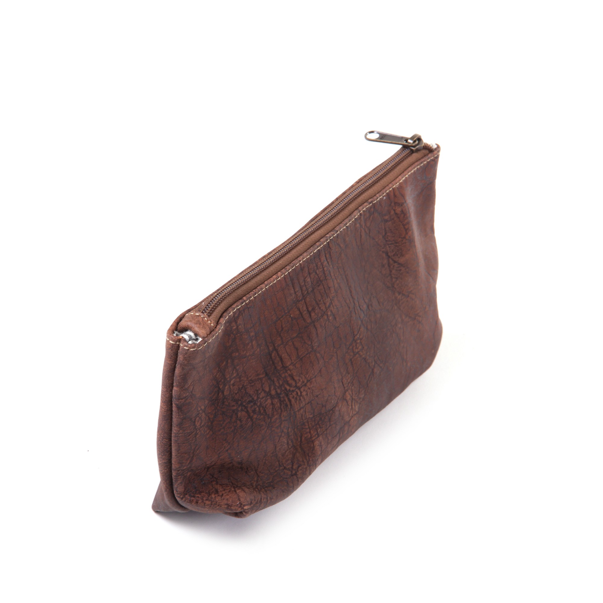 Kulturtasche 'Arabica', braun, aus Leder, B 27 cm, H 16 cm günstig bestellen