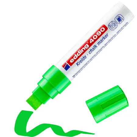 edding 4090 Kreidemarker, 4-15mm, hellgrün
