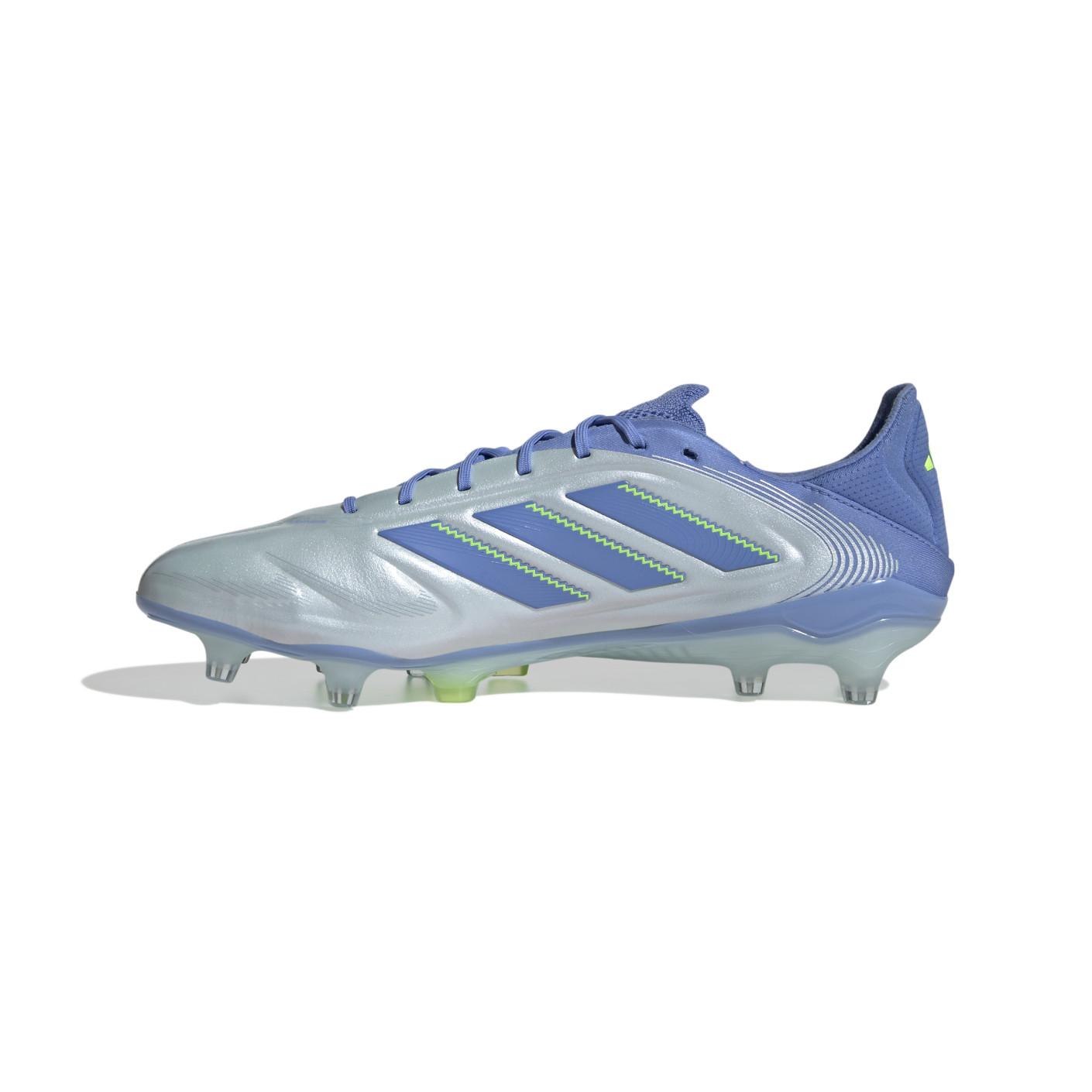 Adidas Copa Pure III Elite Gras Voetbalschoenen (FG) Blauw Grijs Neongeel