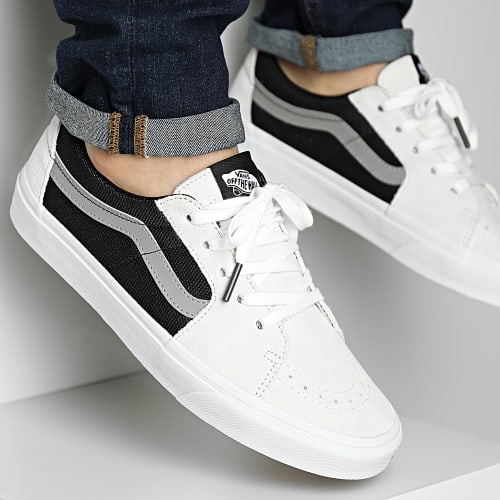 Baskets Sk8 Low 5KXDHN2 2-Tone White Black