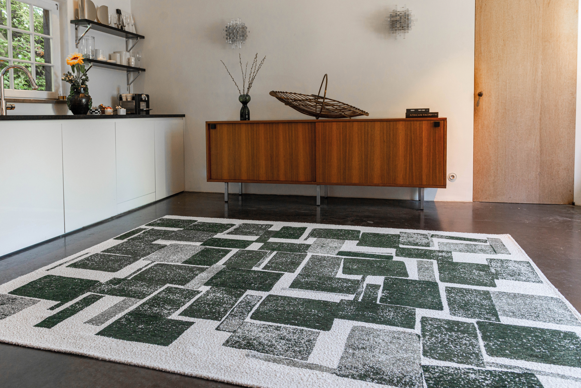 Ecorugs vloerkleed Lucia groen 280x390 cm