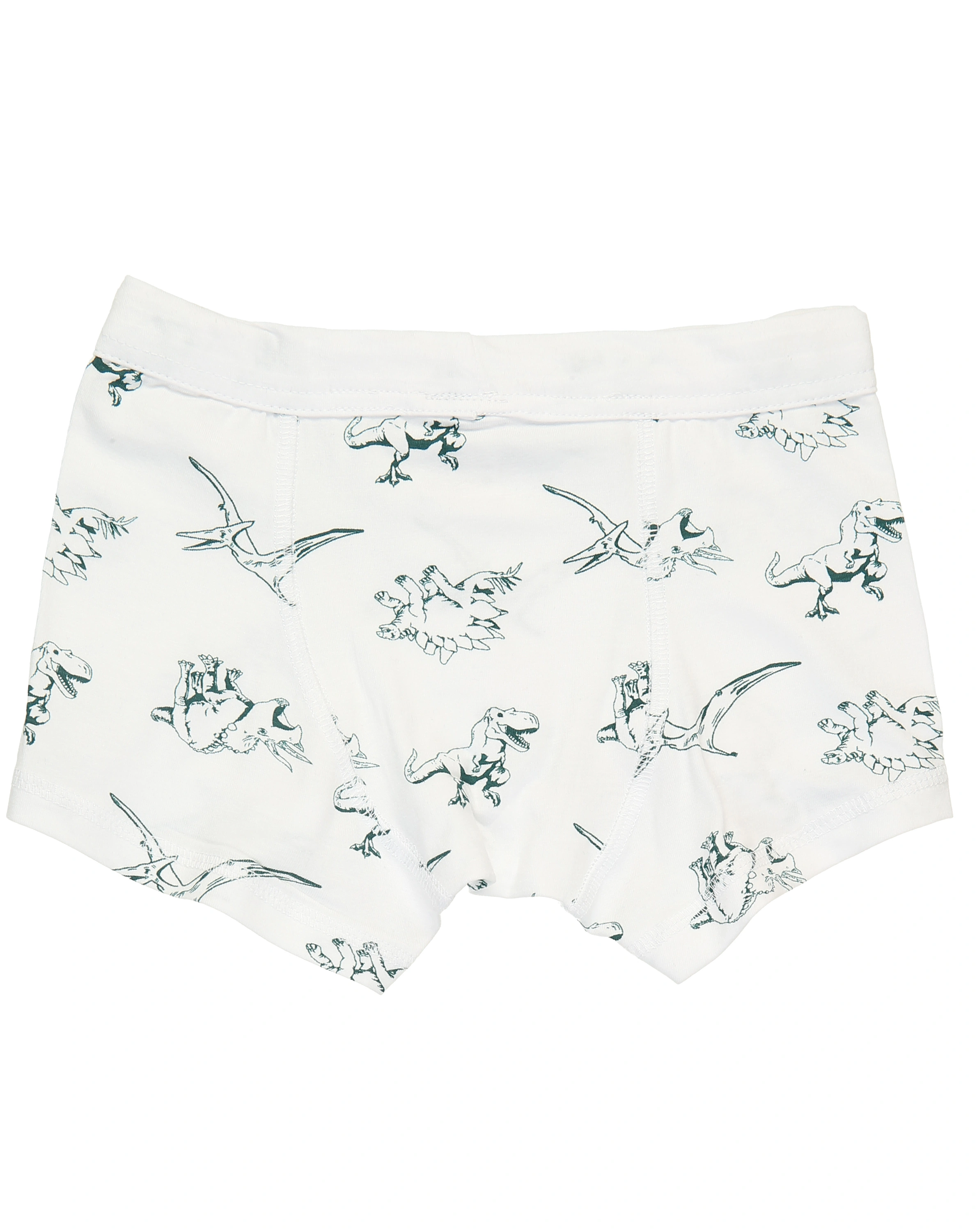 Boxershorts EASY 3er-Pack in weiß/dunkelgrün