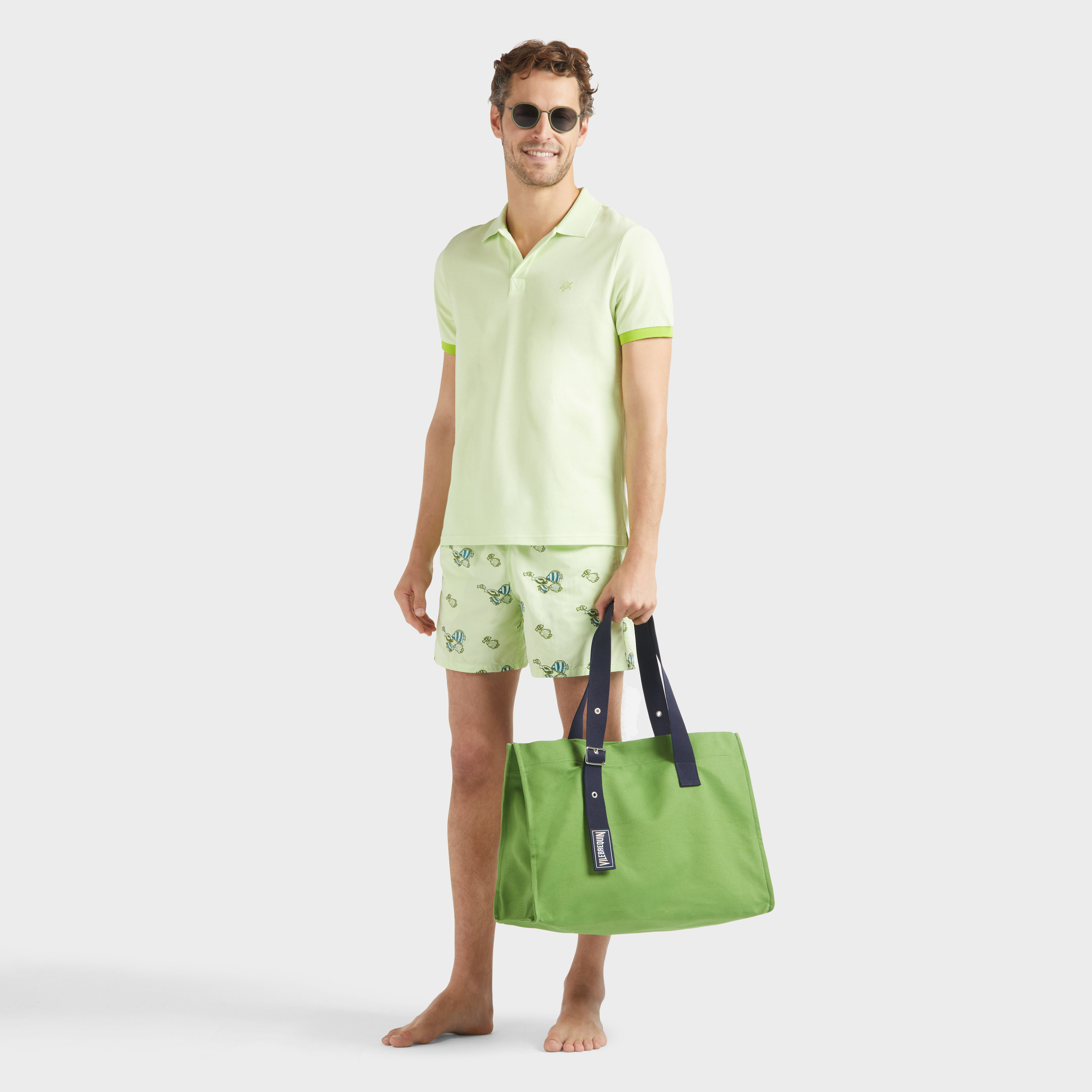 Maillot de bain homme brodé Fishy Vibes - Edition Limitée