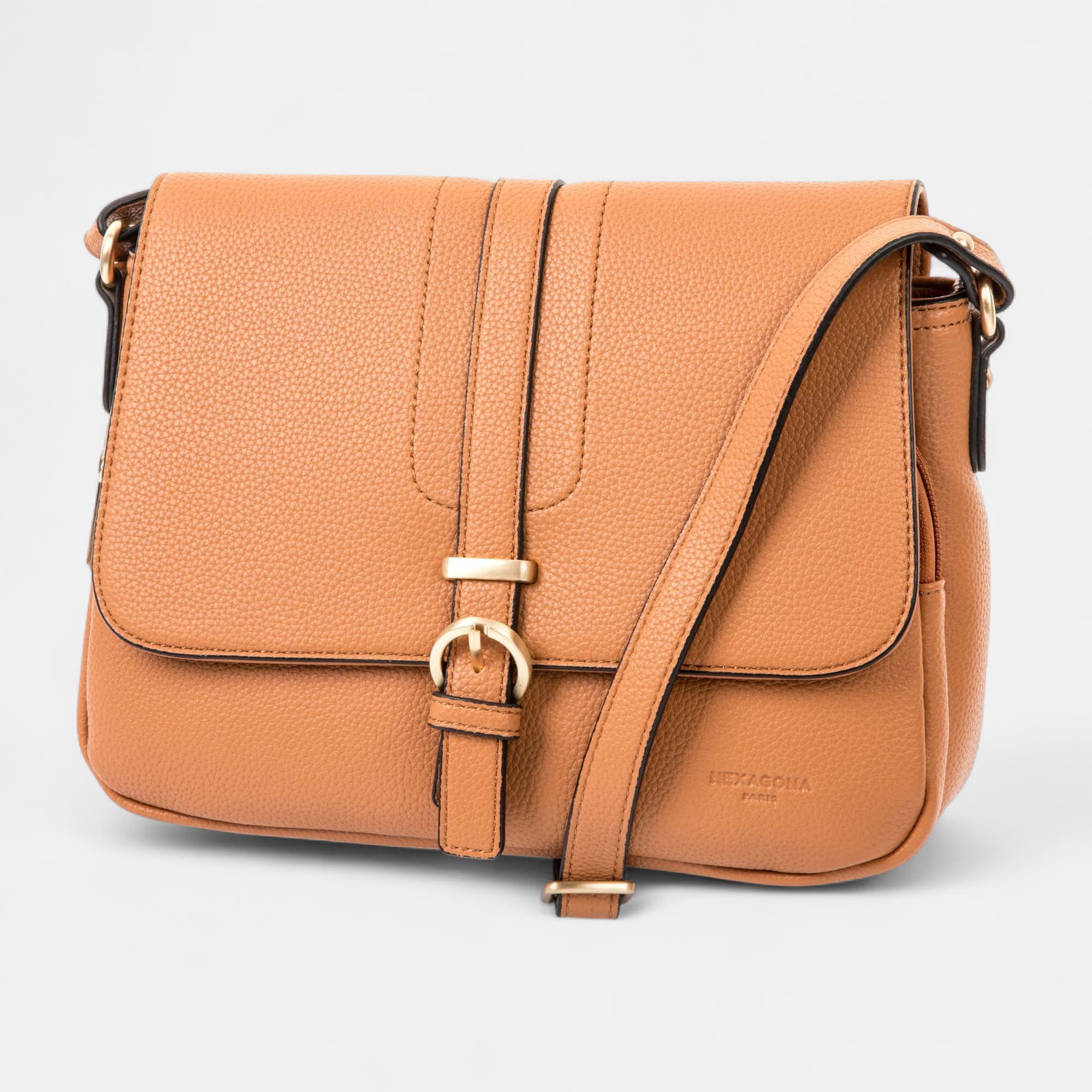 Sac bandoulière cognac