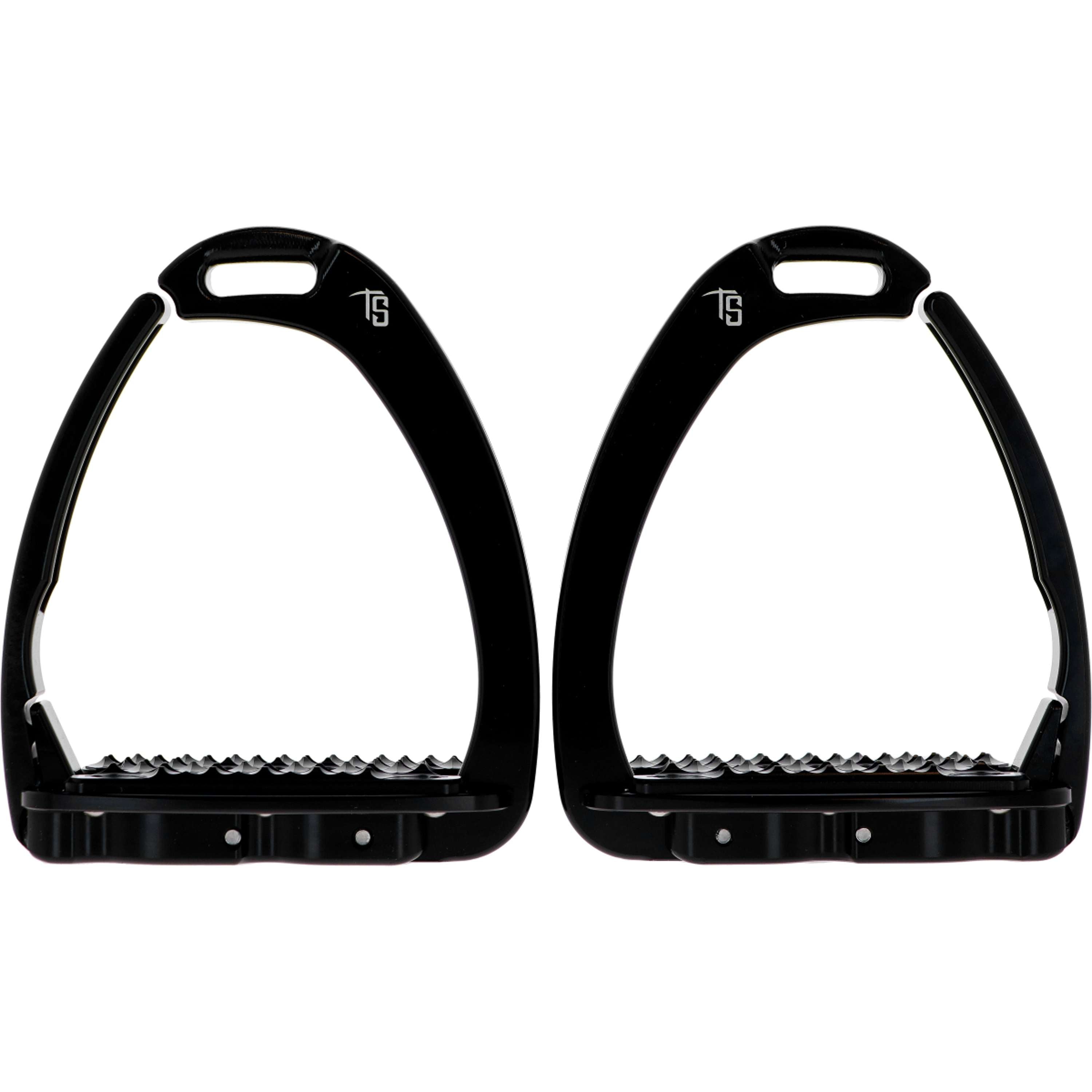 Tech Stirrups Stijgbeugels Venice Sloped Evo Swarovski Zwart/Zwart