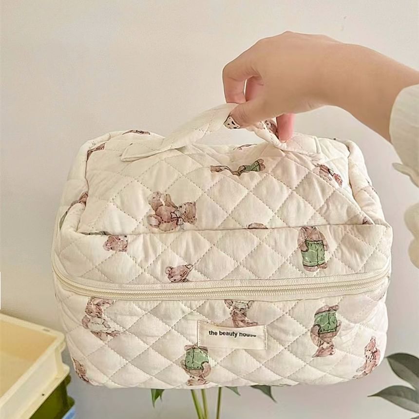 ZenlyHabit - Bear Fabric Make-uptas / Organizertas / Etui