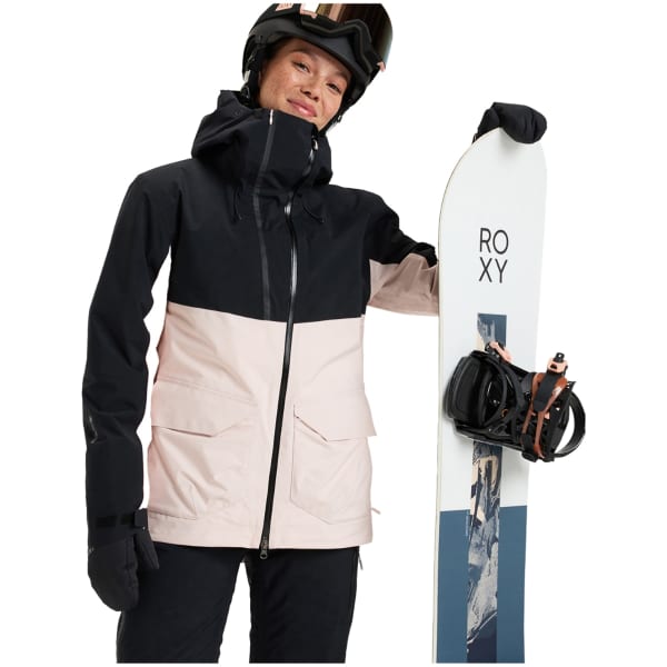 Veste de ski ROXY GORE-TEX STRETCH PURELINES JK PINK SALT