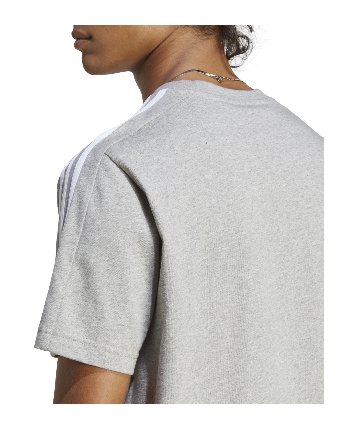 adidas 3S T-Shirt Grau Weiss