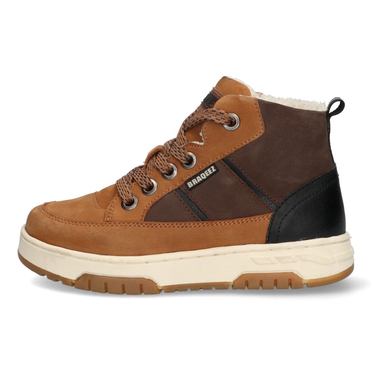 Chiel Chicago - Hoge Sneakers Braqeez Bruin