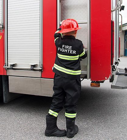 Den Goda Fen Udklædning - Brandmandss?t - Sort
