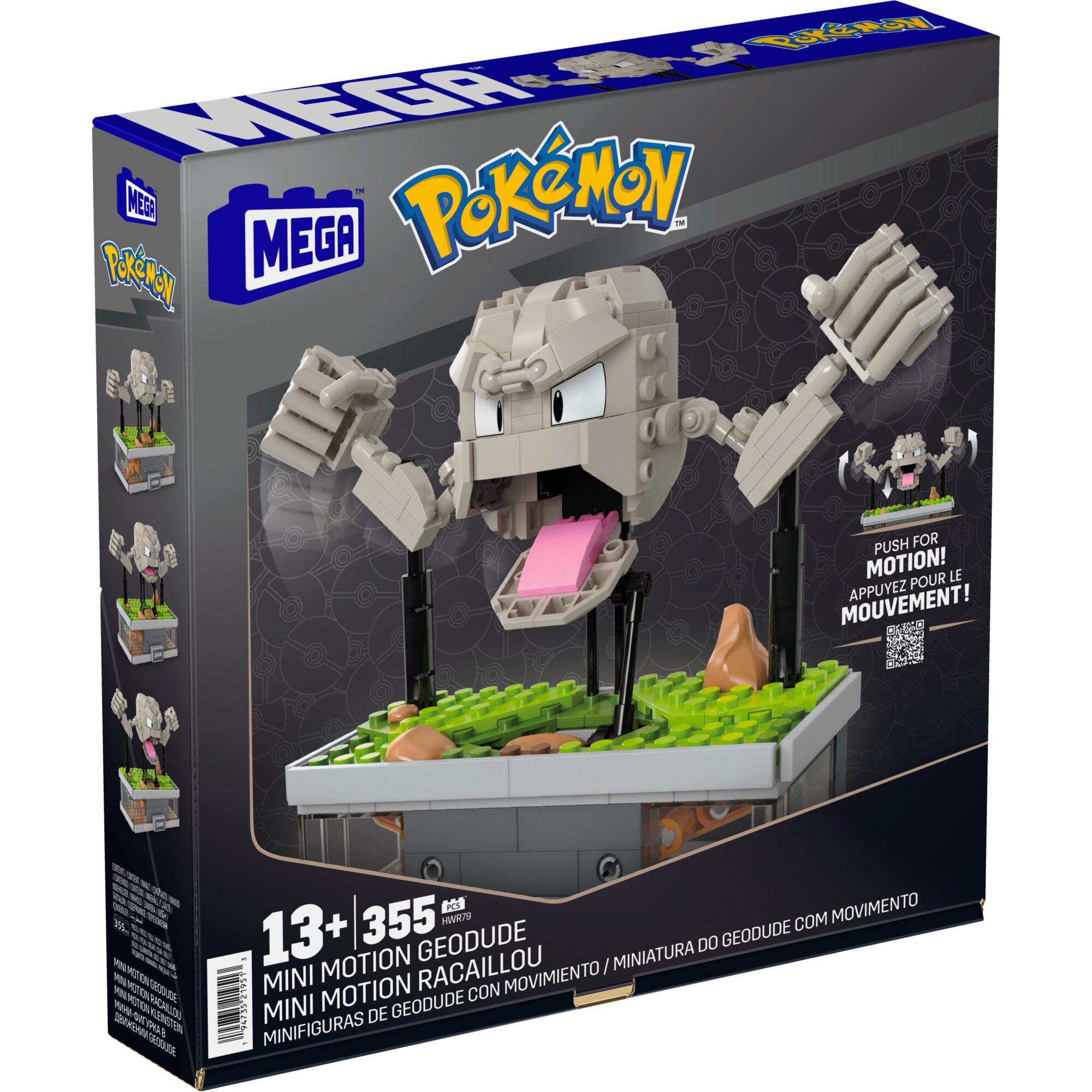 Mattel Konstruktionsspielzeug Pokémon Mini Motion Kleinstein