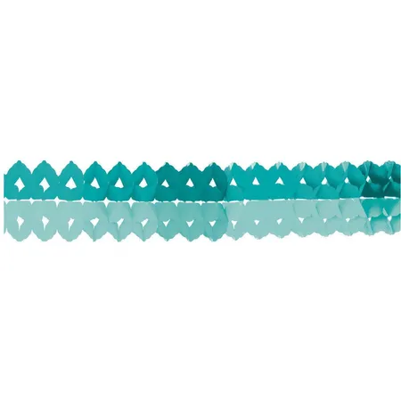 amscan Mini Girlanden Aqua Glamor