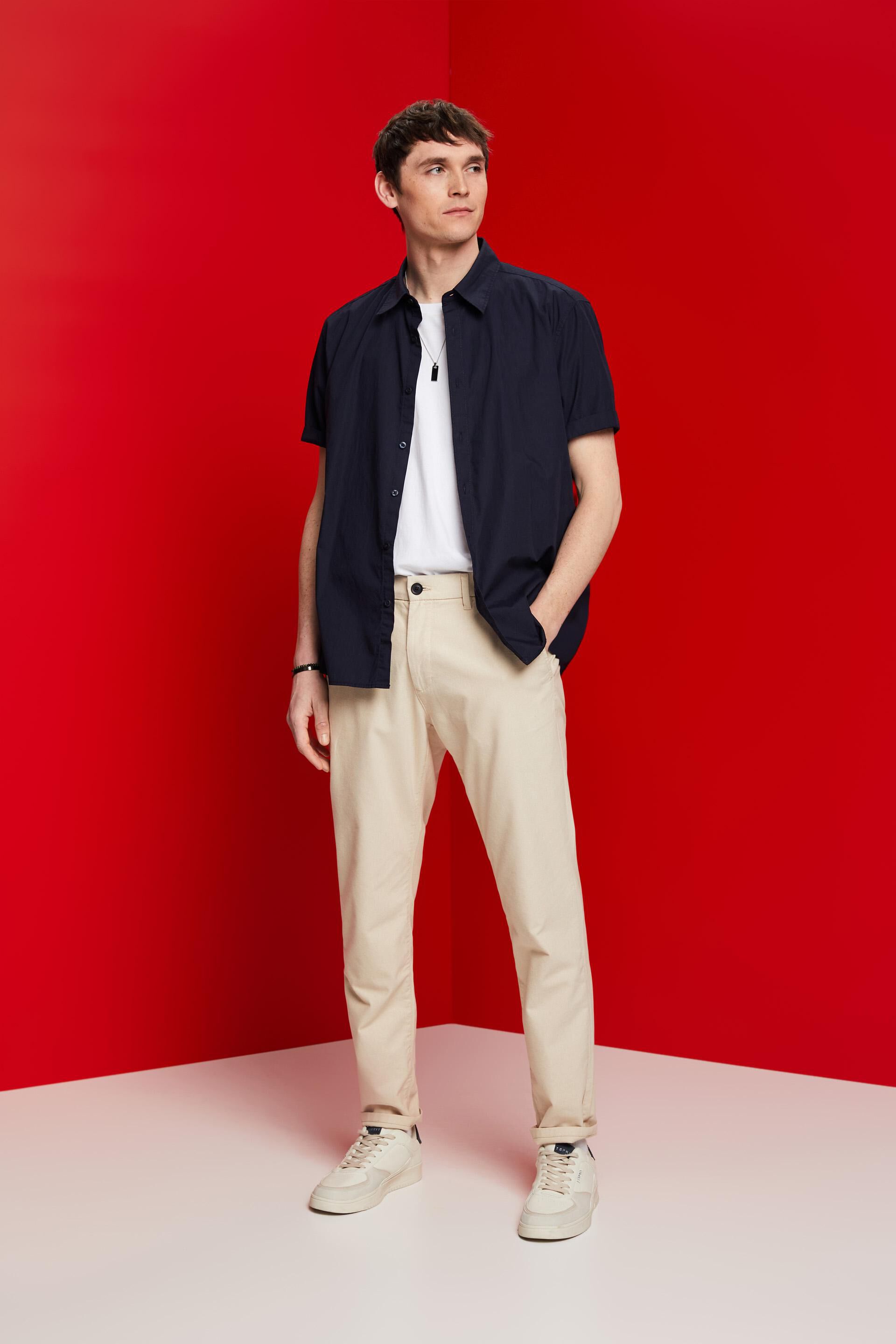Pantalon chino gratté