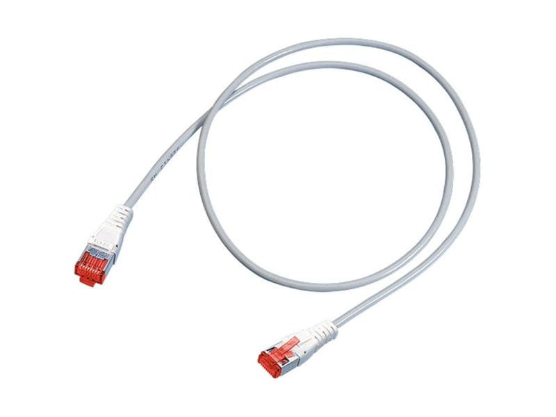 R&M Patchkabel Cat 6A, S/FTP, 0.5 m, Grau Kat.6A klassisch Patchkabel