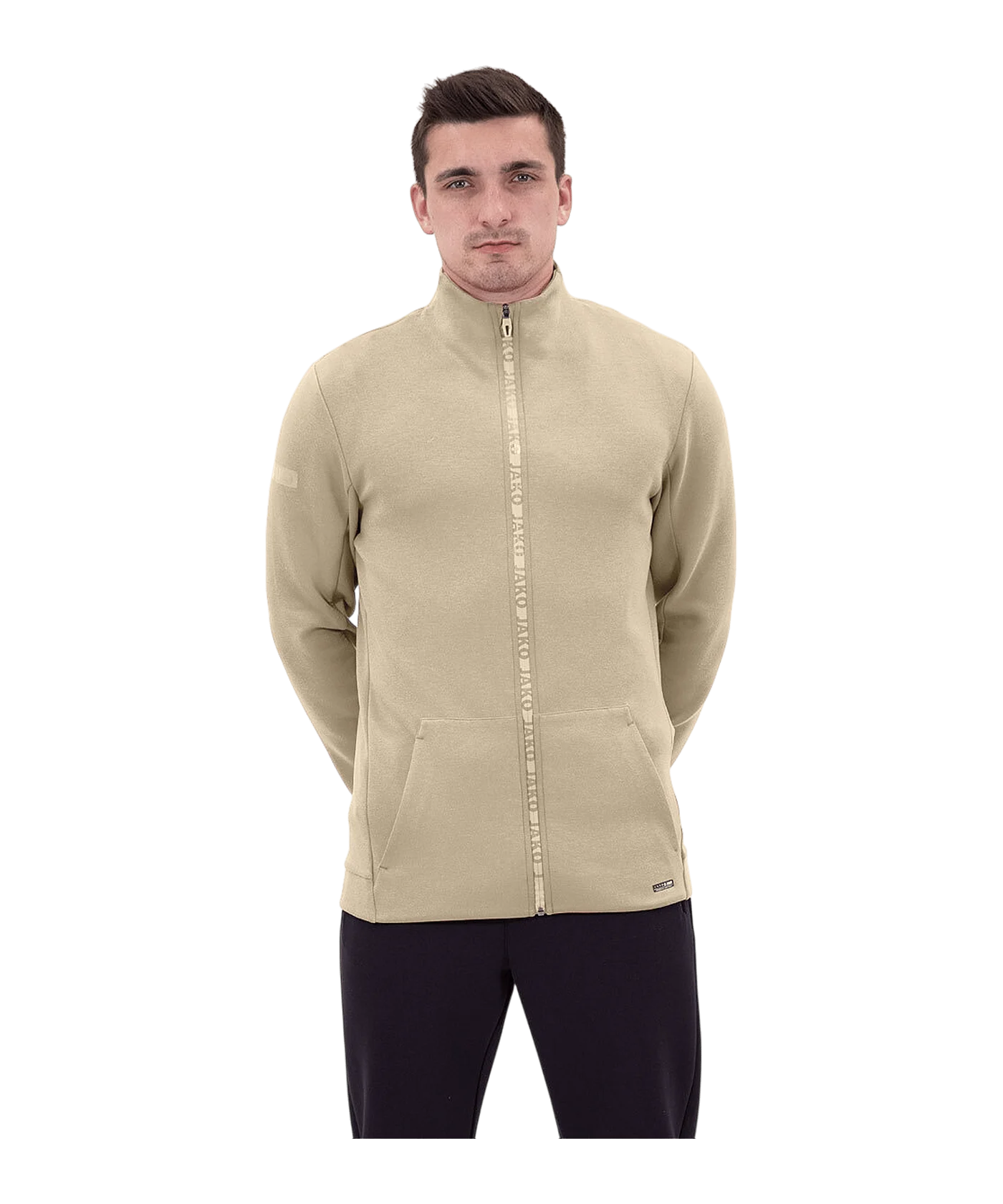 JAKO Pro Casual Jacke Beige F385