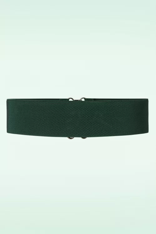 Banned Retro Gloria Stretchriem in Groen