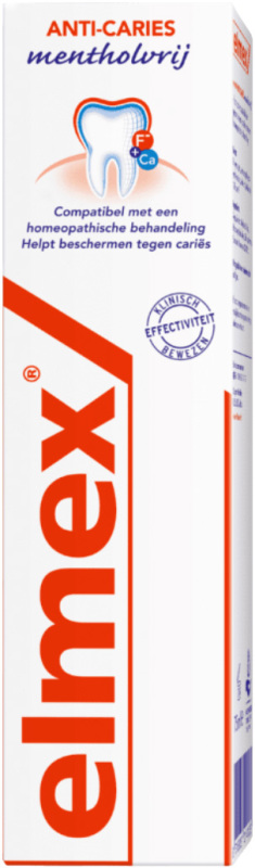 Elmex Tandpasta Anti-Cariës Mentholvrij 75ml