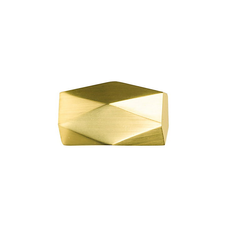 Embout forme géométrique pour barre à rideau GoodHome 19 mm Elasa or