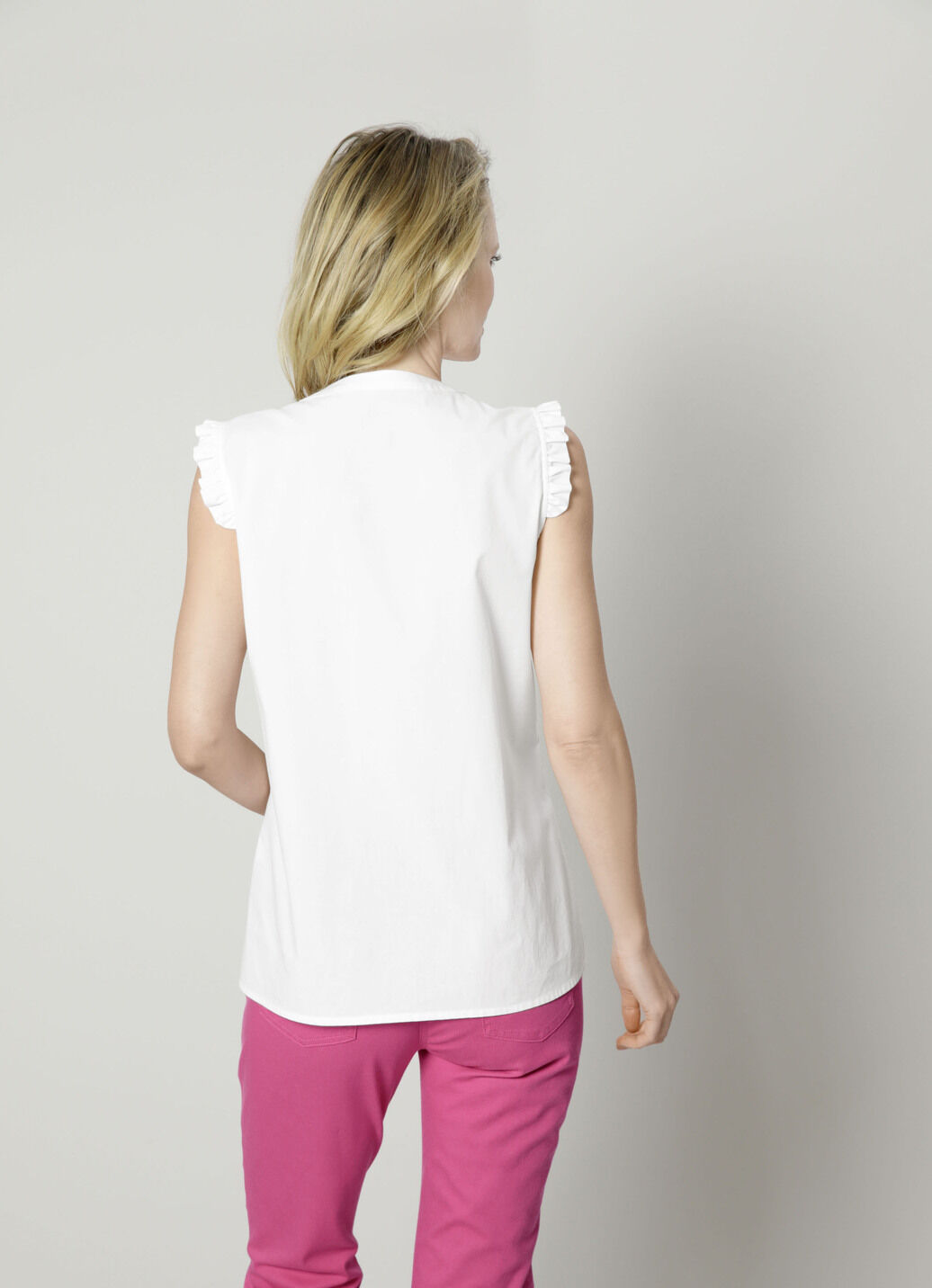 Bluse mit Rüschen