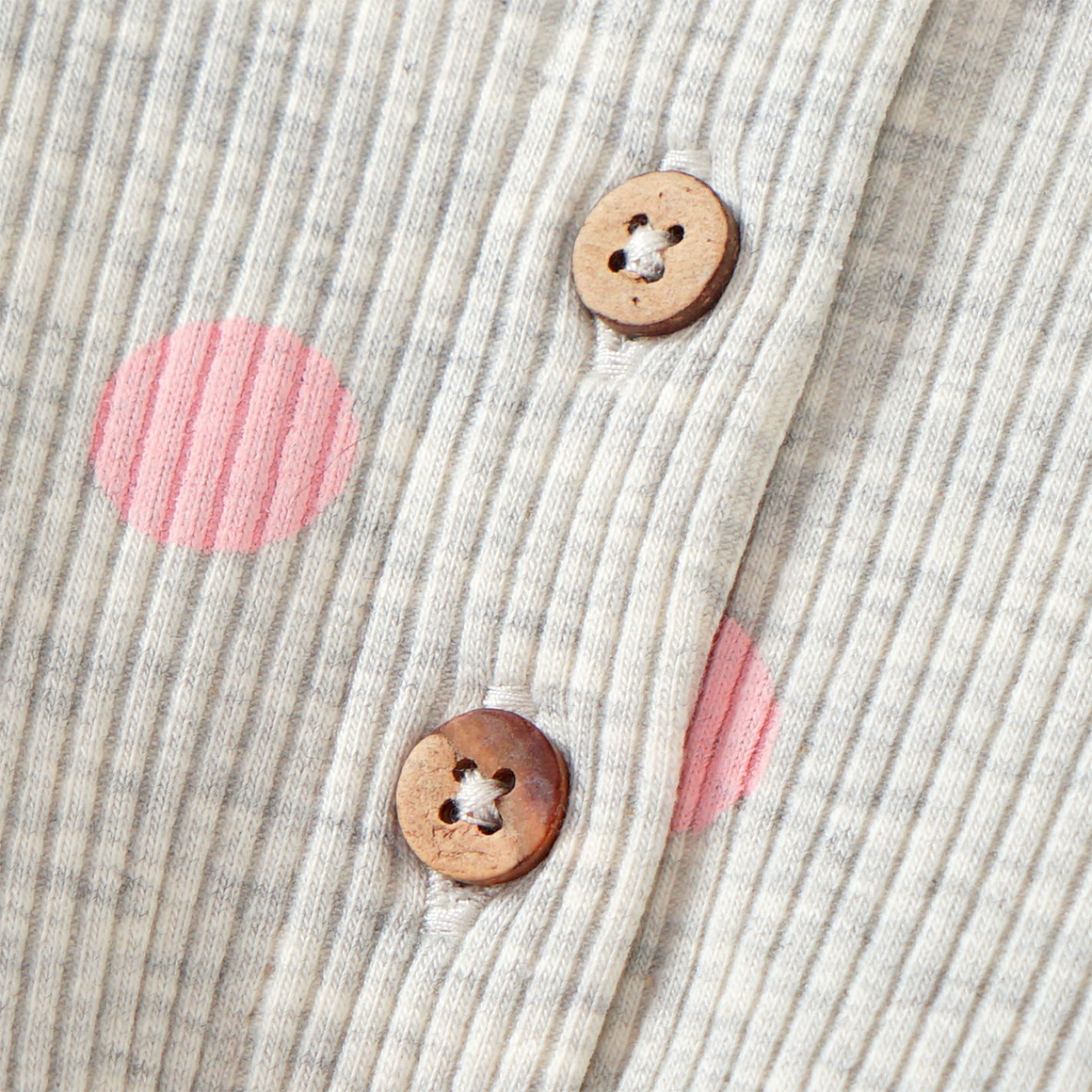 Topomini Baby Kleid mit Punkte-Allover hellgrau