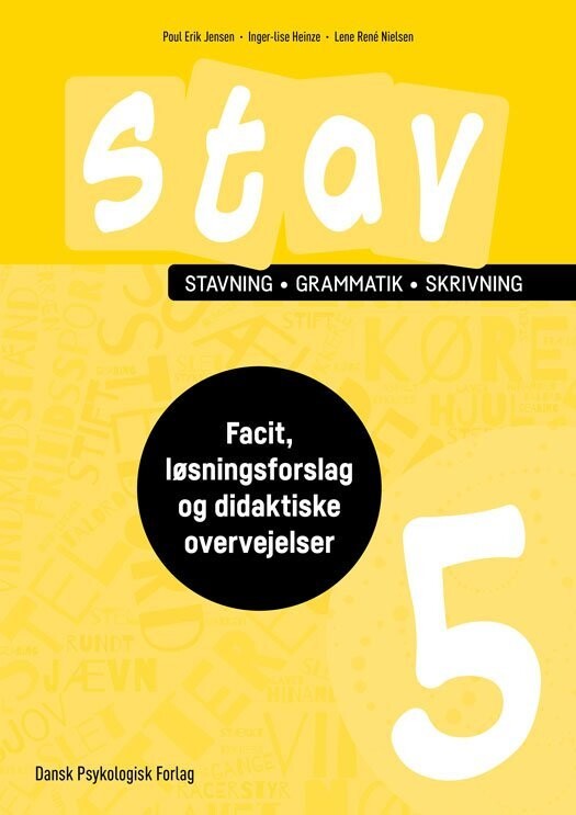 Stav 5 - Facit, Løsningsforslag Og Didaktiske Overvejelser - Poul Erik Jensen - Bog