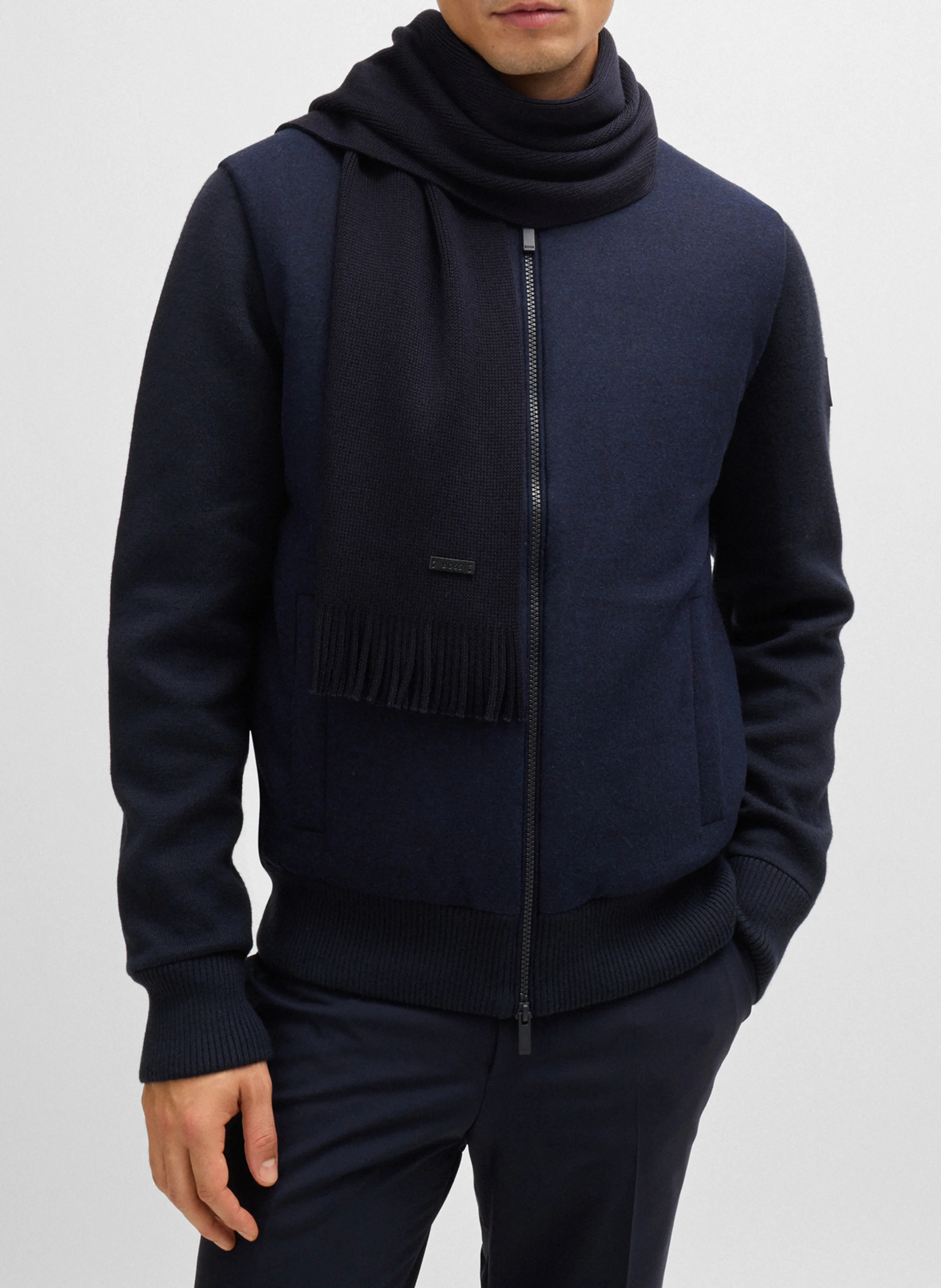 Echarpe en laine | Bleu