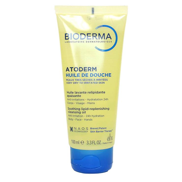 Atoderm huile de douche peau très sèche à irritée 100ml
