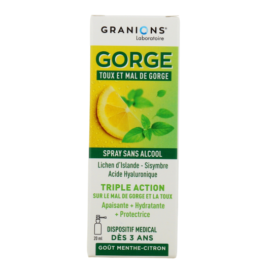 Granions Spray Toux et Mal de Gorge