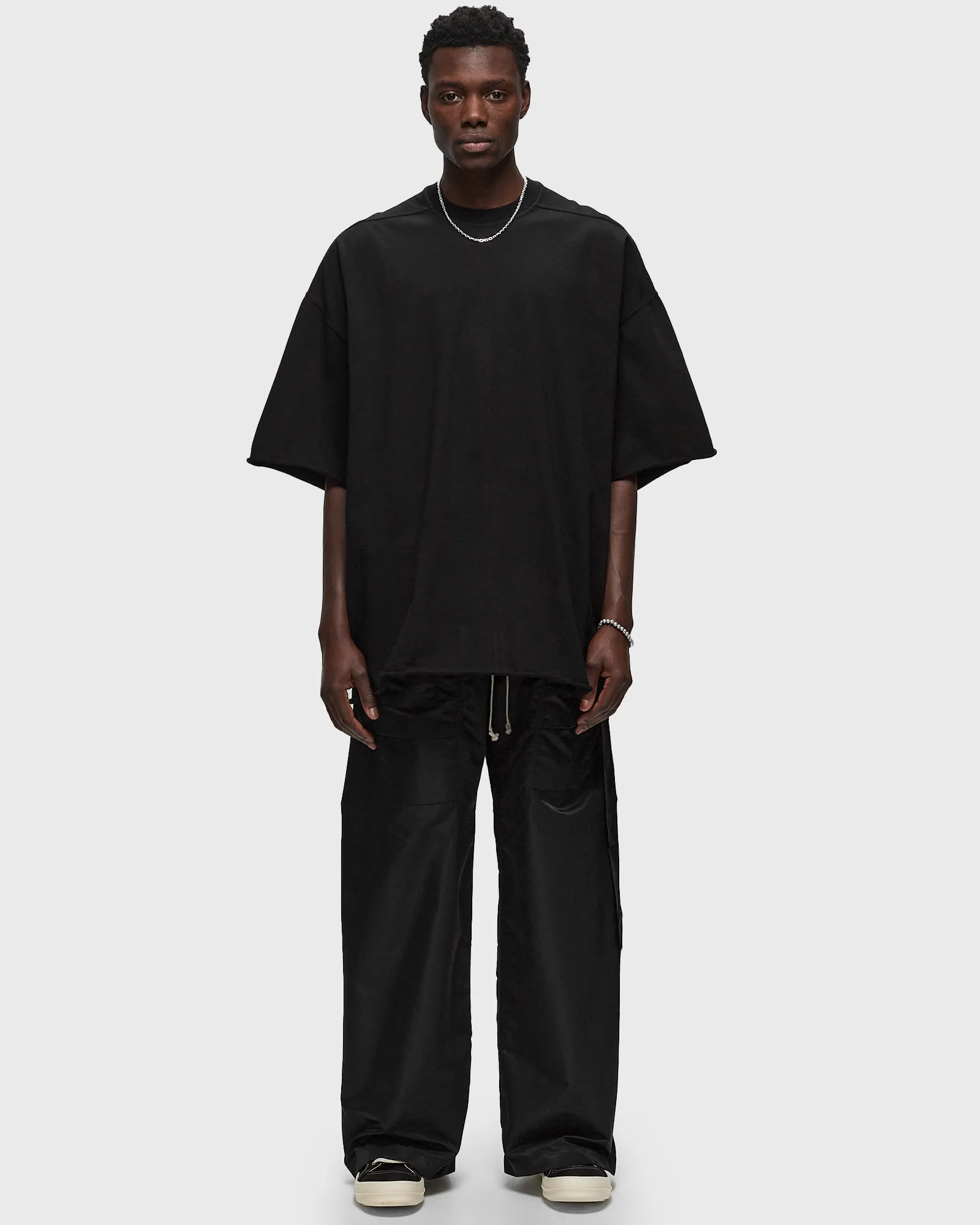 Rick Owens WOVENPANTS-CREATCH CARGO WIDE DRAWSTRING
