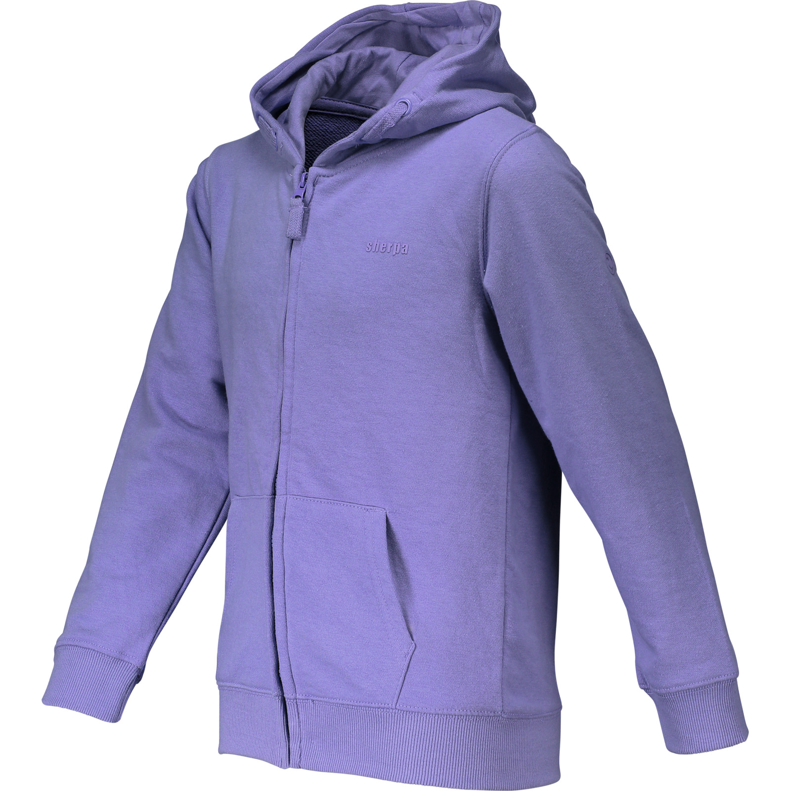 Sherpa Kinder-Sweatjacke Bara violett