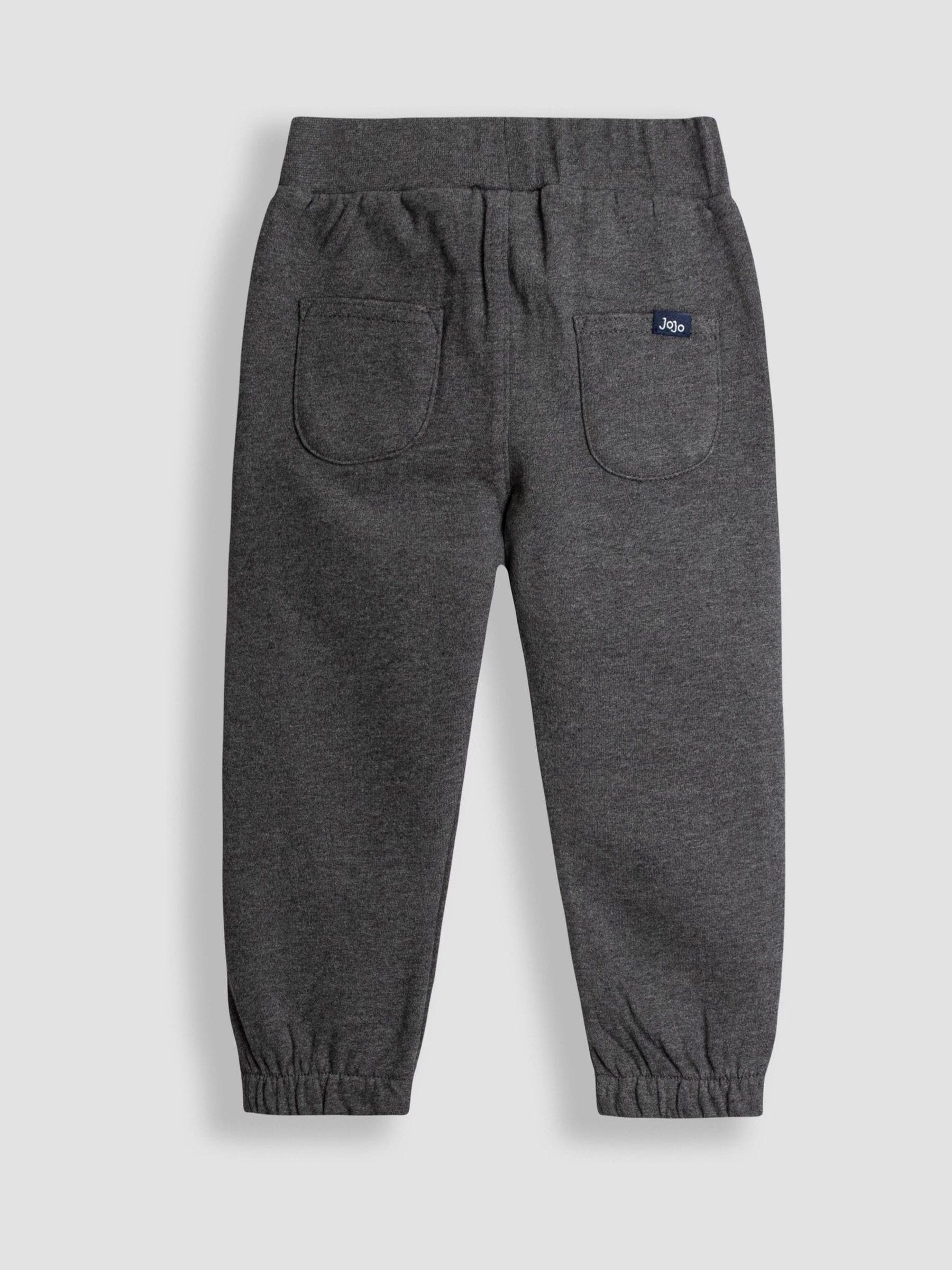 Antraciet - JoJo Maman Bébé 2-Pack Relaxed Joggers