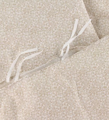 Nørgaard Madsens Bettwäsche - Baby - Beige m. Blumen