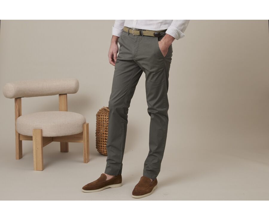 Pantalon chino homme Vert foncé - KALLEN